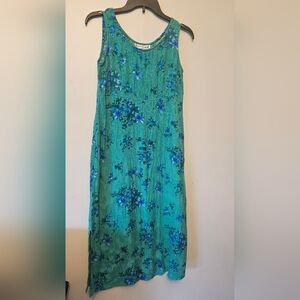 Womens Vintage Floral Dress Size 8P Womens Floral Dress 8 Petite Karin Stevens